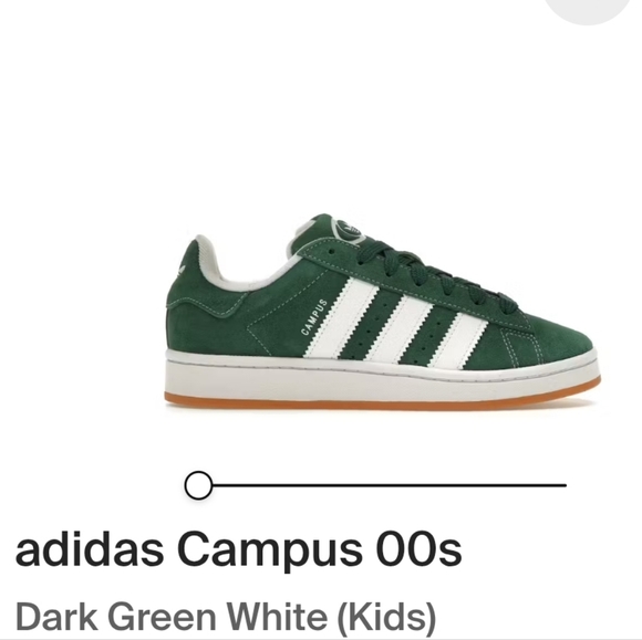 adidas Other - Adidas Campus 00s Forest Green and White Shoes Mens 6 Womens 7 NWT & BOX